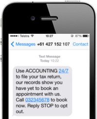 SMS for Accountants