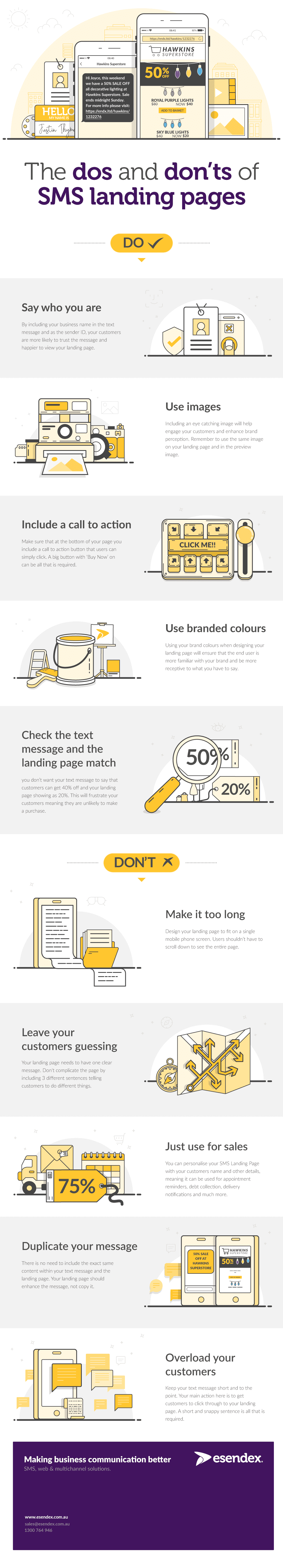 Dos and Don'ts of SMS Landing Pages