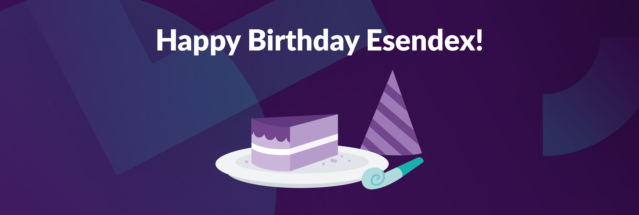 Happy birthday Esendex illustration