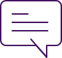 An illustration of a speech bubble