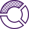 An illustration of a pie chart with one third being filled