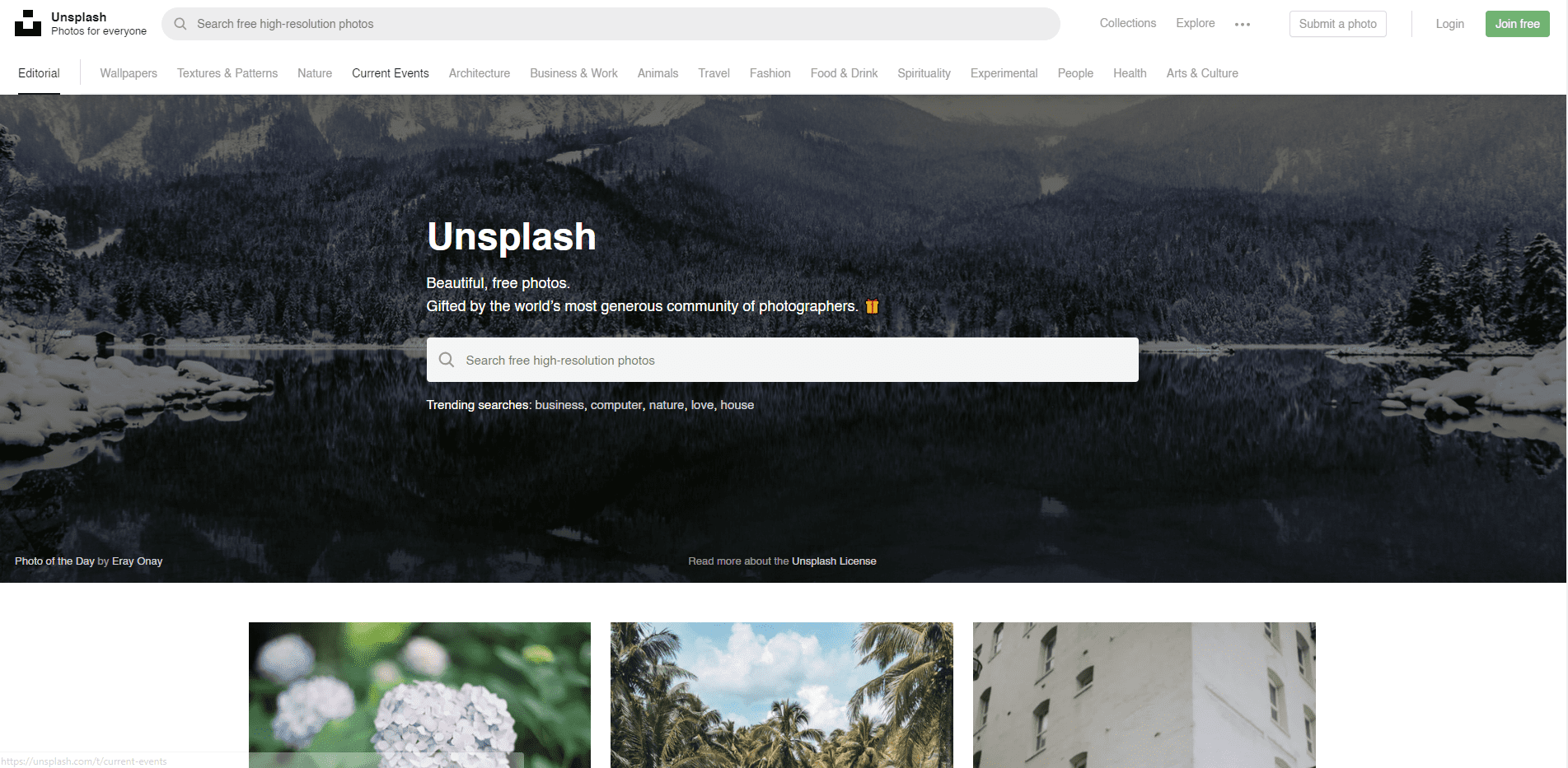Free stock photo library - Unsplash