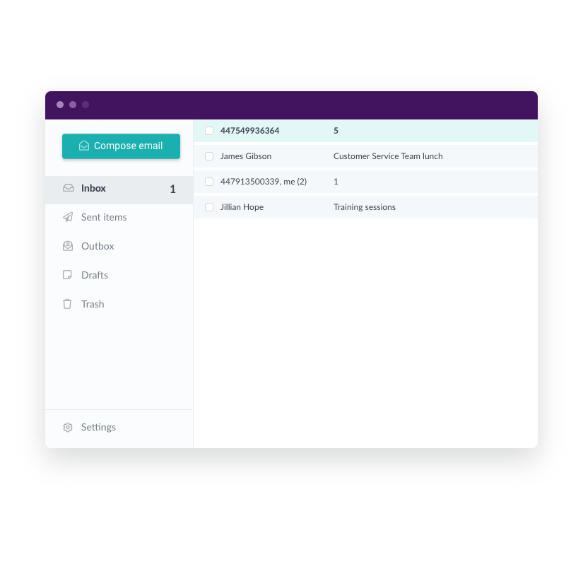 Email to SMS with Esendex